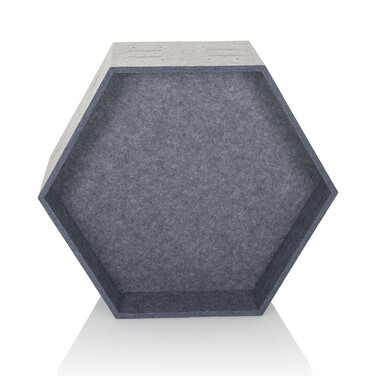 Акустичний роздільник / звукопоглинач FLEXMIUT STORE B 36x54,5*25, модульний PET, сірий, hjh OFFICE