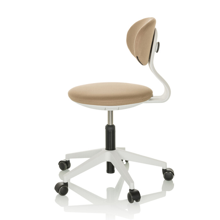 Дитячий письмовий стілець / дитячий стілець MINIMOVO тканина бежева hjh OFFICE