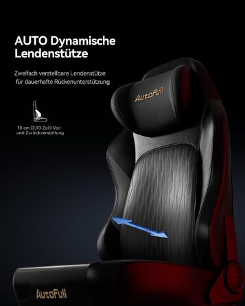 Ігрове крісло AutoFull M6 Pro 2.0 з функцією підігріву та охолодження, чорне