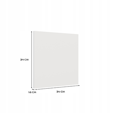Стелаж TopEshop 110,5 см x 110,5 см x 30 см, білий