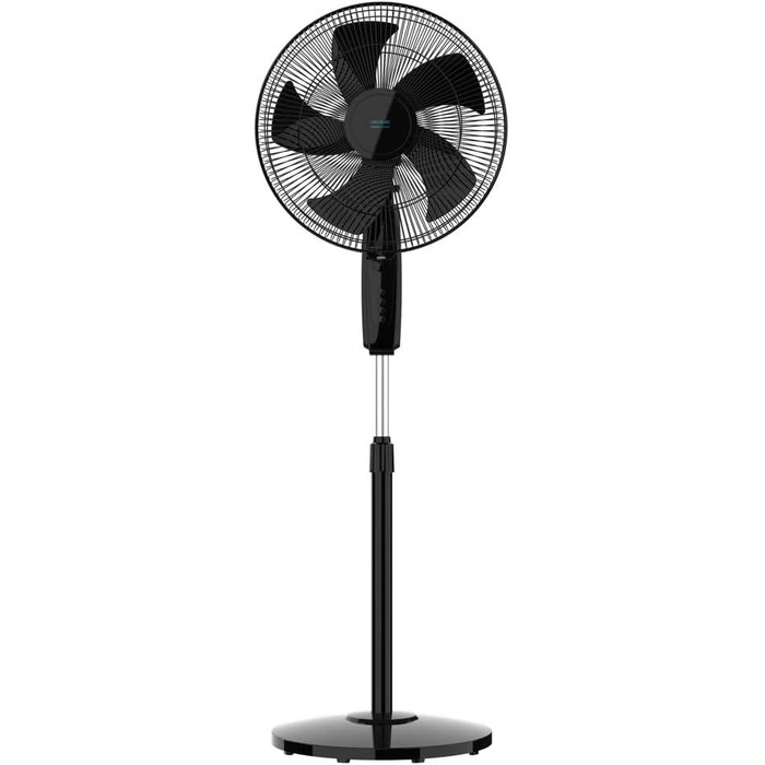 Вентилятор підлоговий Cecotec EnergySilence 560 Max Smart 45 Вт, 40 см, 5 лопатей, таймер 12 год, LED-дисплей, сенсорне управління, 3 швидкості, автоколивання (Чорний)