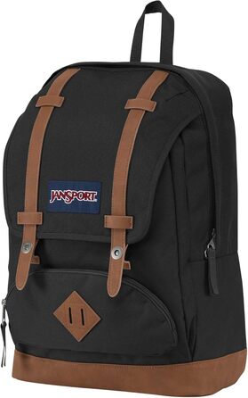 Рюкзак JanSport CORTLANDT чорний, великий, з відділенням для ноутбука 15