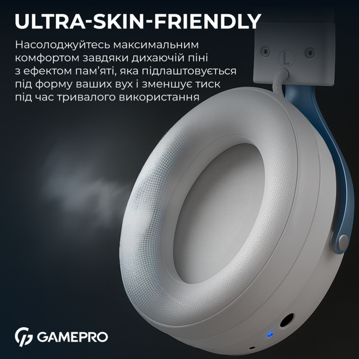Бездротова ігрова гарнітура GamePro Asgard Skadi (HSW191WB)