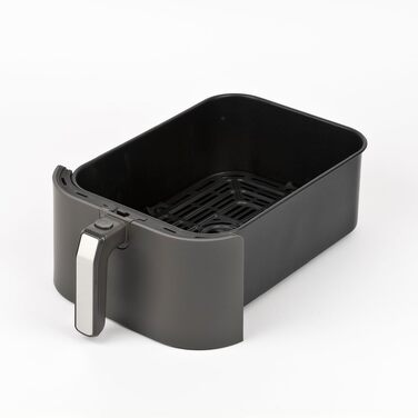 Аерофритюрниця Girmi FG92 Ecofrit Deep XXL 8л, 1700 Вт, цифрова панель керування, 7 програм, антипригарне покриття, матово-сіра
