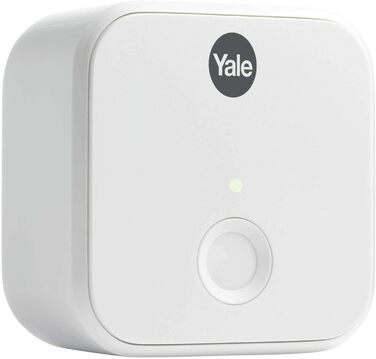 Yale Connect Wi-Fi Bridge для розумного замка, віддалений доступ, інтеграція з голосовим асистентом, білий