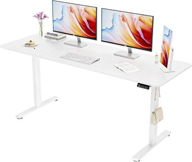 Електричний регульований стіл ERGOMAKER 170x60 см (білий)
