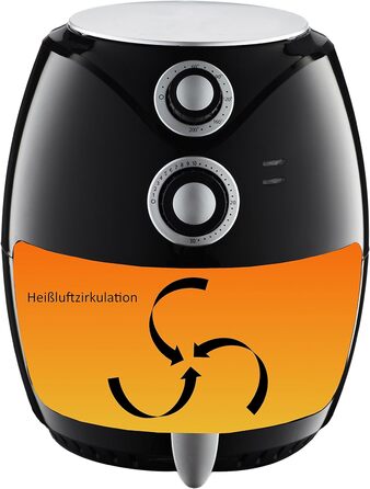 Аерофритюрниця Emerio SmartFryer, 3.6 л, без масла, швидкий нагрів, BPA Free, 1450 Вт, безпечний корпус