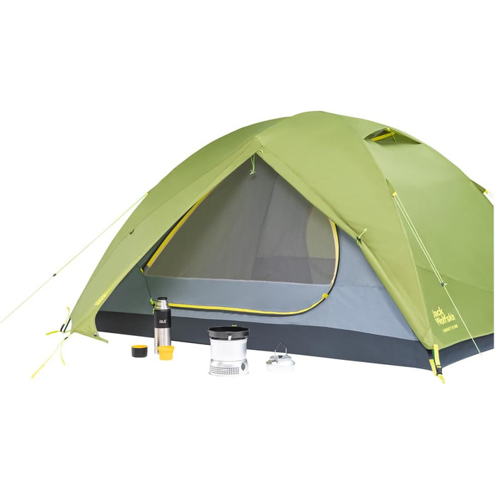 Намет купольний Jack Wolfskin Skyrocket III, універсальний, зелений Ginkgo
