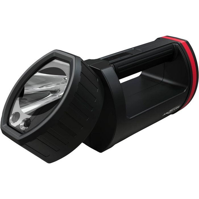 ANSMANN LED акумуляторний ручний прожектор 10400mAh, аварійне освітлення при відключенні електроенергії, до 100 годин роботи, зарядка через Micro USB або док-станцію