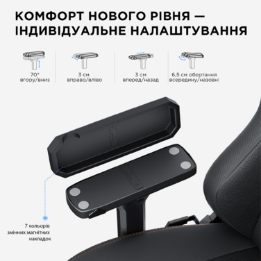 Крісло ігрове Anda Seat Kaiser 3 Black Fabric Size L