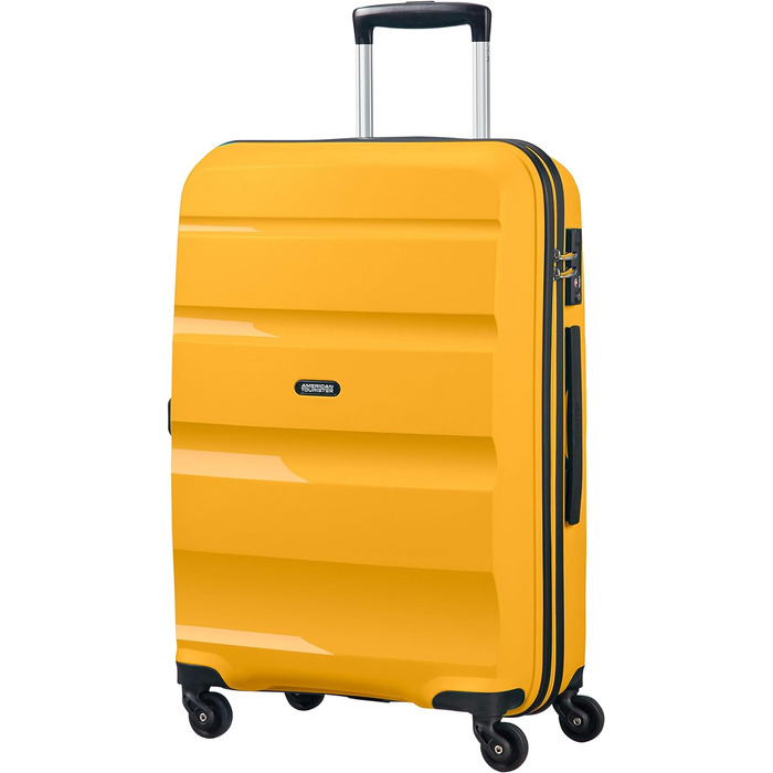 Валіза American Tourister Bon Air Spinner жовта, розмір M, 66 см, 57.5 л, ручна поклажа