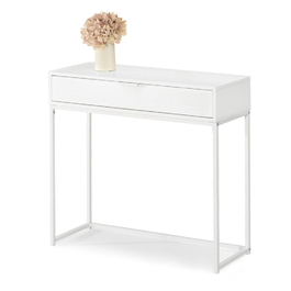 Консоль Mebel-Partner, білий матовий, 80 x 76,5 x 28 см