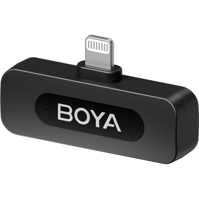 Бездротовий петличний мікрофон BOYA BY-V1 Lightning Black