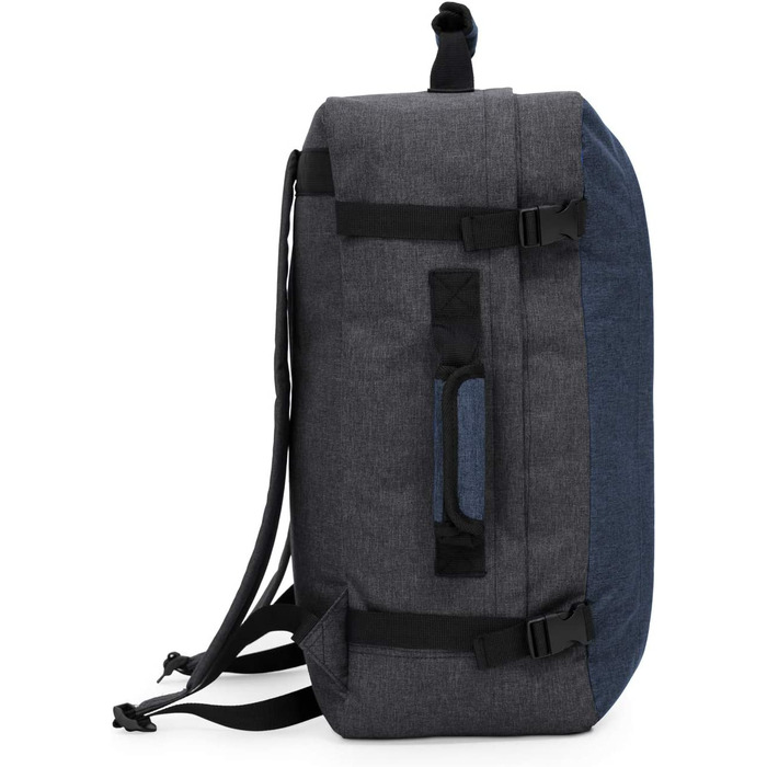 blnbag M3 – компактний надлегкий туристичний рюкзак 35 л, чорний антрацит, універсальний, з м’якими регульованими лямками або як сумка з ручкою, унісекс