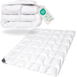 Пухова ковдра sei Design Winter 135x200 см мікрофібра - тепла зимова ковдра для алергіків, Öko-Tex
