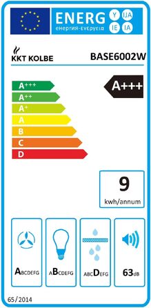 Витяжка кухонна KKT KOLBE BASE6004S 60 см, чорна, скло та нержавіюча сталь, LED-підсвітка, керування жестами та SensorTouch, режим відведення та рециркуляції