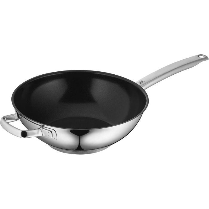 Wok Durado 28 см з антипригарним покриттям, нержавіюча сталь, для всіх типів плит, сумісний з духовкою до 260°C