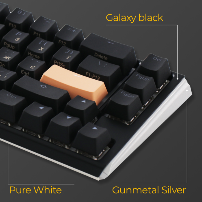 Механічна клавіатура Ducky One 3 SF Cherry MX Red RGB Black UA