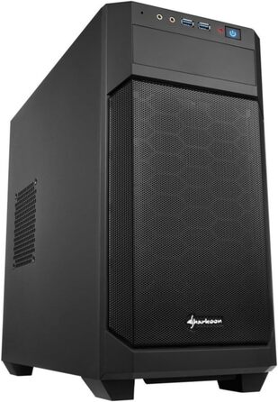 Корпус для ПК Sharkoon V1000 чорний, металевий, ATX, геймерський