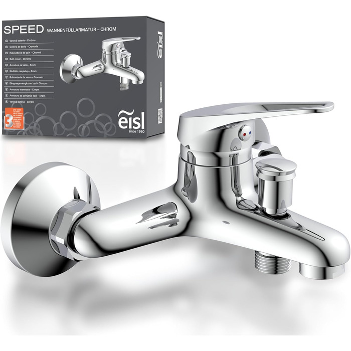 EISL Змішувач для ванни з одним важелем SPEED Chrom, хром, NI023SCR