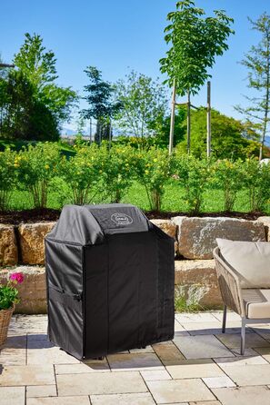 Захисний чохол RÖSLE для гриля BBQ-Station VIDERO G2/G2-S, водонепроникний поліестер з PU-покриттям, блискавка, чорний