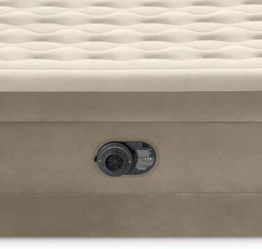 Надувний матрац Intex Queen Ultra Plush Fiber-Tech RP 152x203x46 см (64428ND) - двоспальний, флокований