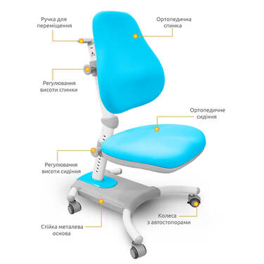 Крісло Evo-kids Omega (арт.Y-220 KBL)