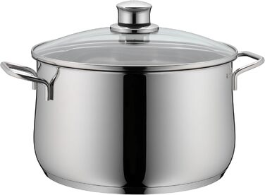Каструля WMF Diadem Plus 16 см без кришки, 1,5 л, для молока, з нержавіючої сталі Cromargan, полірована, без покриття (набір каструль, 4 шт.)