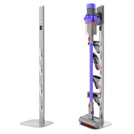 Стійка для пилососа Dyson Gen5 V15s/V15/V12/V11/V10/V8/V7/V6 – підставка для зберігання та організації, срібляста