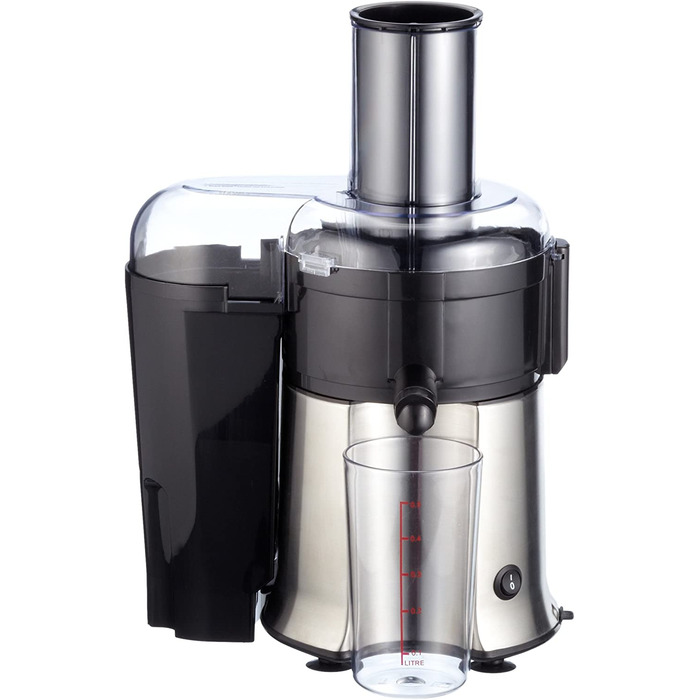 Соковижималка GASTROBACK Vital Juicer Pro, срібляста, електрична, для овочів і фруктів