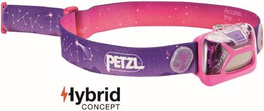 Дитячий налобний ліхтар Petzl Tikkid рожевий з чохлом