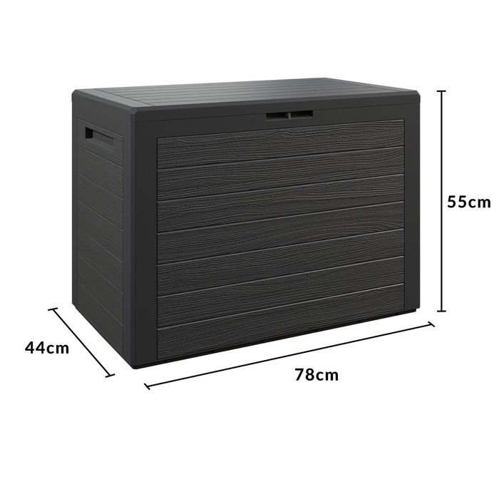 Коробка на подушці Lille Anthracite 190л