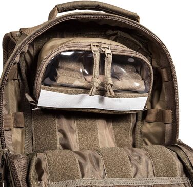 Рюкзак для медицини Tasmanian Tiger TT Medic Assault Pack MK II S, тактичний, порожній, для екстреної допомоги, подорожей, рятувальників, туризму, велоспорту, outdoor, колір койот