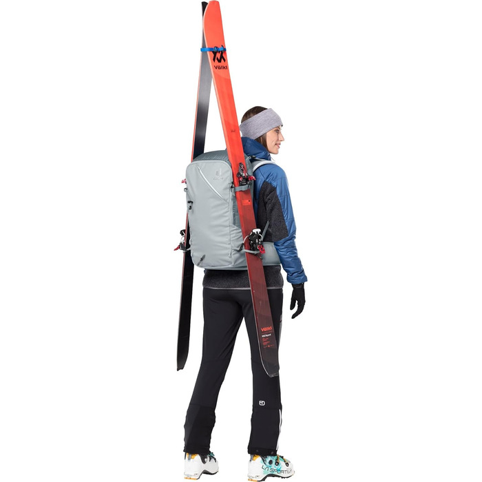 Жіночий туристичний рюкзак Deuter Freerider Pro 32+10 л, для лижних турів, сірий