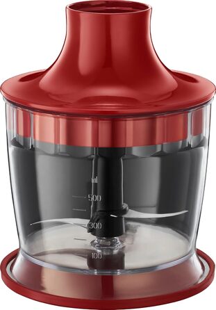 Блендер Russell Hobbs Desire 3-в-1, червоний, занурювальний, подрібнювач, вінчик, BPA-вільний, для смузі, супів, соусів, дитячого харчування, 24700-56