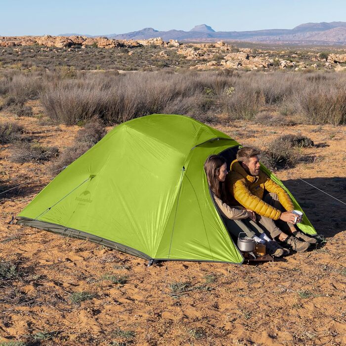Намет Naturehike Cloud-Up 3 ультралегкий для 3 осіб для походів і кемпінгу