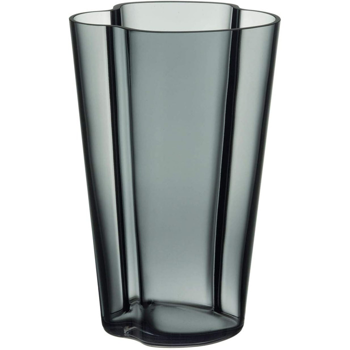 Ваза Iittala Aalto 220 мм сіра скляна