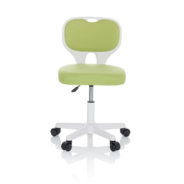 Дитячий стілець для письмового столу KIDDY TOP W, оббивка тканина, зелений, hjh OFFICE