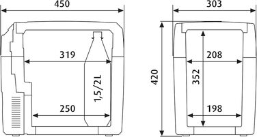 Автомобільний холодильник Dometic TCX21 20л 12/24/230V - портативний автохолодильник для кемпінгу, вантажівок, човнів та автомобілів