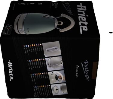 Електричний чайник Ariete 2877/03, 1,7 л, білий/бежевий