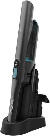 Ручний пилосос Cecotec Conga Rockstar: 210 Вт, цифровий, 20 кПа, до 40 хв роботи, 2 режими, насадки 2в1, для килимів та матраців, сірий (Micro+ Clean&Car)