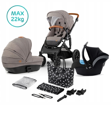 Дитячий візок 3в1 Kinderkraft Prime, Бежевий
