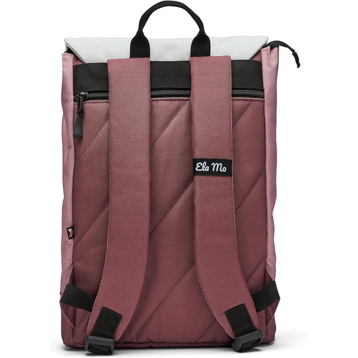 Жіночий рюкзак Ela Mo Daypack для ноутбука — протикрадіжний міський рюкзак для навчання, університету та бізнесу (Strawberry Cream)