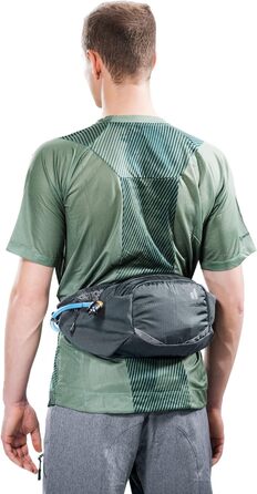 Поясна велосипедна сумка Deuter Pulse 3, 3 л, графітова