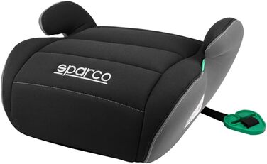 Дитяча автокрісло-підставка Sparco i-Size 125-150 см, чорна/сіра, новий стандарт ECE R129/03 (2024)
