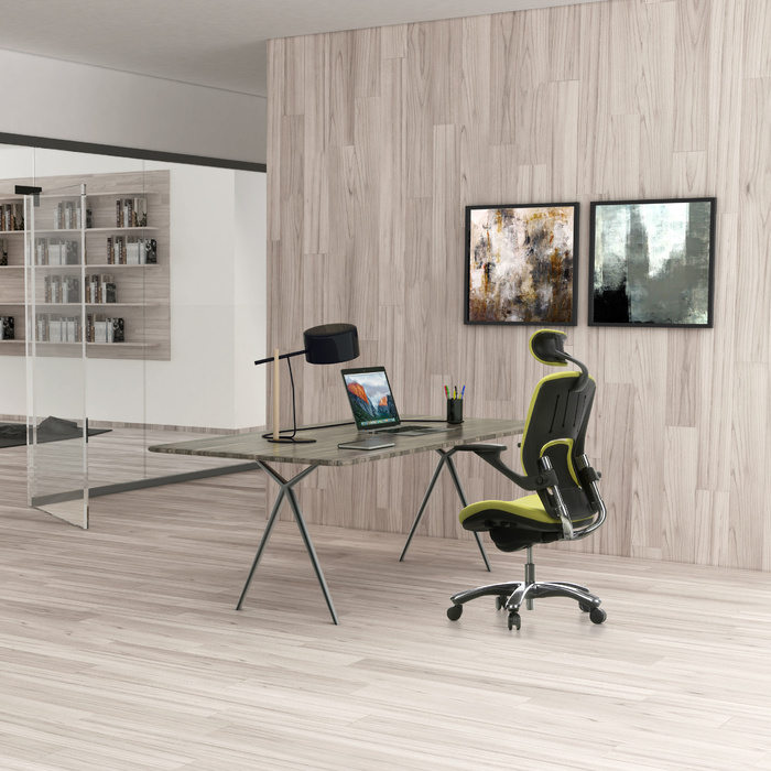 Офісне крісло / поворотне крісло VAPOR LUX тканина зелений hjh OFFICE