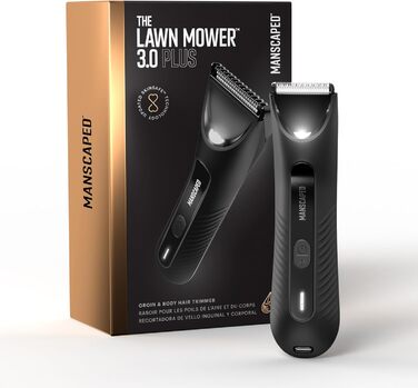 Тример для інтимної зони та тіла MANSCAPED Lawn Mower 3.0 Plus з оновленим лезом SkinSafe, водонепроникний, для сухого й вологого гоління, USB-C, бездротовий, для чоловіків