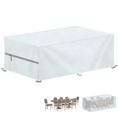 Чохол для садових меблів LAMUNI водонепроникний 420D Oxford 260x100x80 см