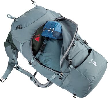 Жіночий трекінговий рюкзак Deuter Aircontact Core 45+10 SL, 45+10 л, shale-ivy, модель 2024