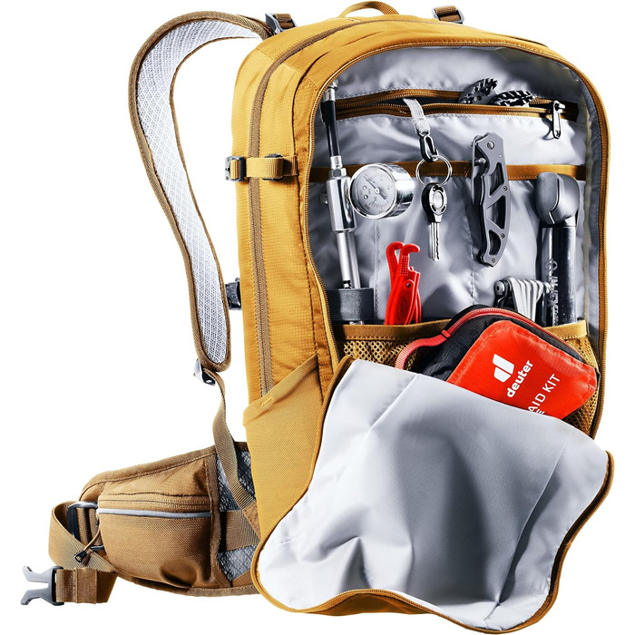 Велосипедний рюкзак Deuter Flyt 14 з захистом, 14 л, кориця-мигдаль